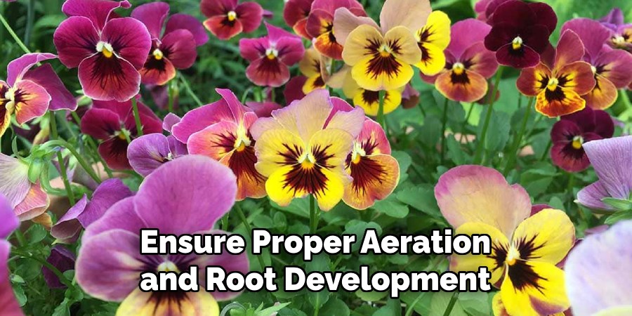 Ensure Proper Aeration
 and Root Development 